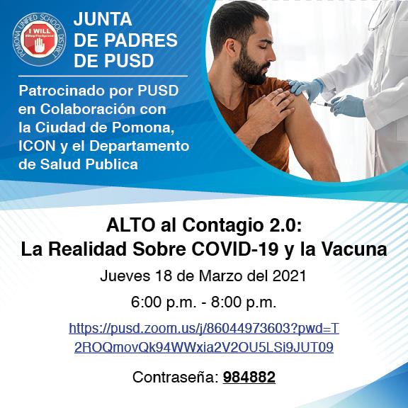 ALTO al Contagio 2.0:  La Realidad Sobre COVID-19 y la Vacuna 